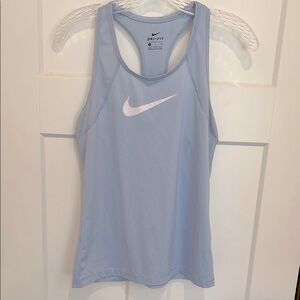 Nike Women’s Dri-Fit Baby Blue Tank Top Small